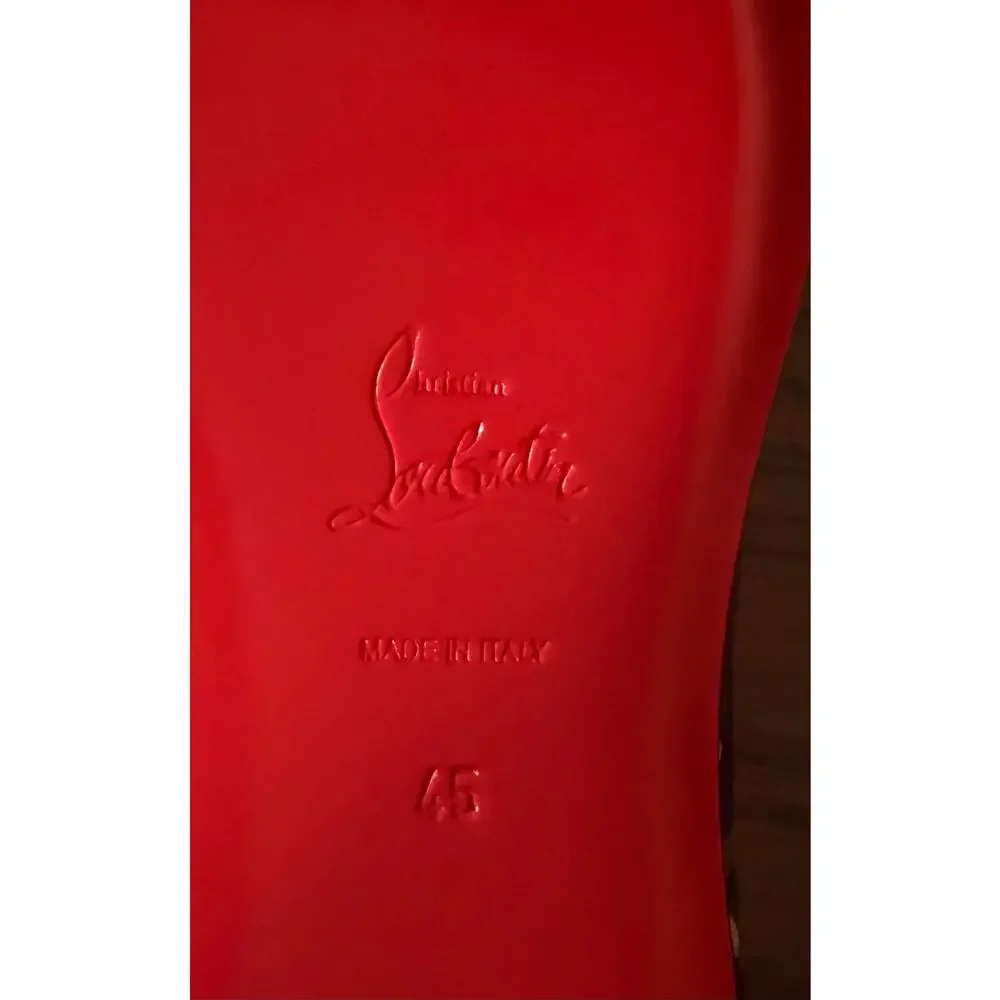 $1,595 New Christian Louboutin Embroidered Floral Velvet Loafers Black 45(12)